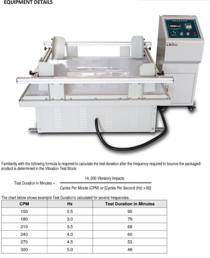 Vibration Testing Machine For Package Box HD-A521 - Image 3