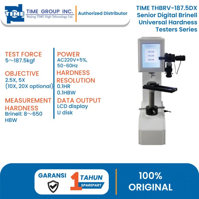 TIME THBRV-187.5DX Senior Digital Brinell/Rockwell/Vickers Universal Hardness Testers Series (with Touch Screen) - Image 2