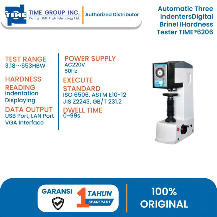 Automatic Three Indenters Digital Brinell Hardness Tester TIME®6206 - Image 2