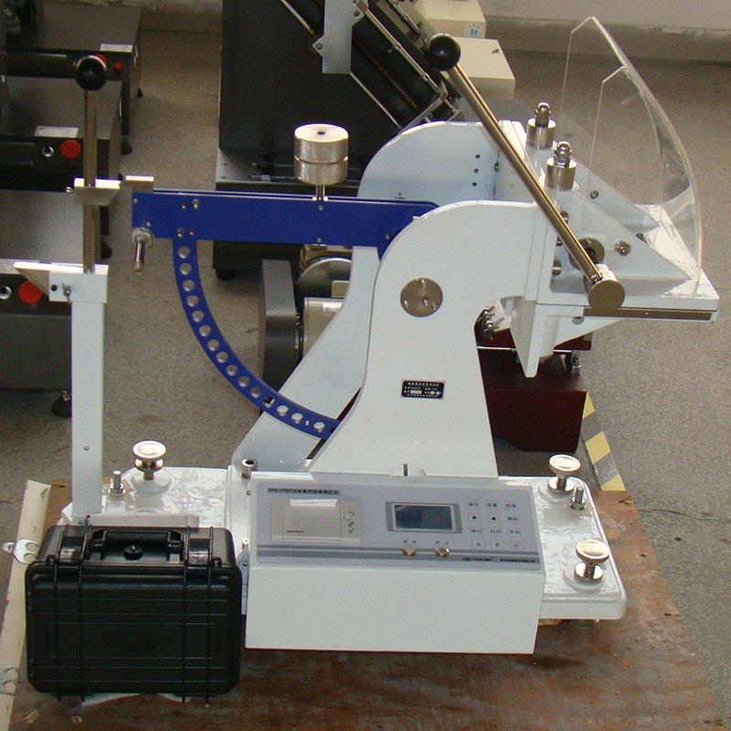 Cardboard puncture resistance testing equipment