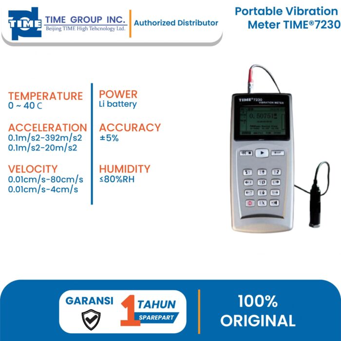 Portable Vibration Meter TIME®7230 - Image 2