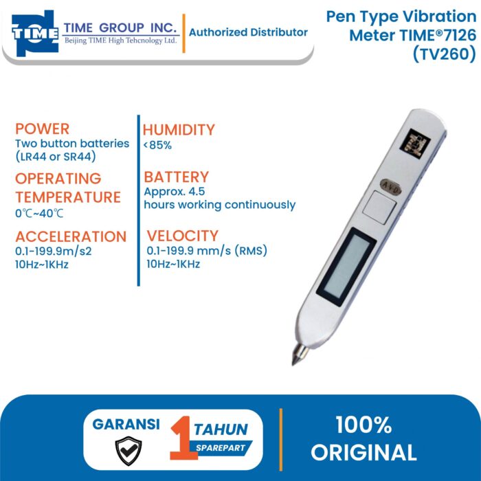 Pen Type Vibration Meter TIME®7120/7122/7126 (TV200/220/260) - Image 2