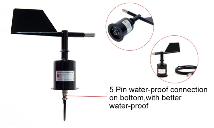 Sensor Kecepatan Angin RK110-02 Wind Direction Sensor Wind Vane Sensor - Image 10