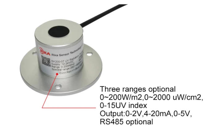 Sensor Radiasi  RK200-07 UV Radiation Sensor Pyranometer RK200-07 UV Radiation Sensor Pyranometer - Image 5