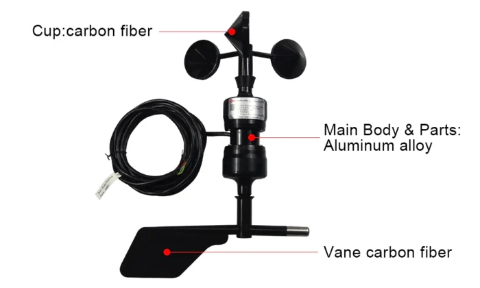 Sensor Kecepatan Angin RK120-01C Combined Wind Speed & Direction Sensor - Image 12