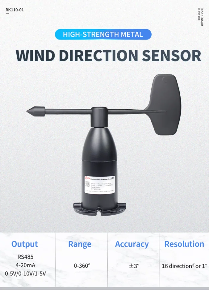 Sensor Kecepatan Angin RK110-01 Wind Direction Sensor - Image 10