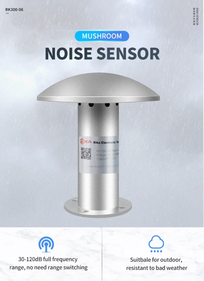 Sensor Kebisingan RK300-06B Mushroom Noise Sensor - Image 3