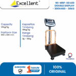 BS-MSF-XD LED DOUBLE DISPLAY - 300X400 - 30KG/60KG/100KG - Image 2