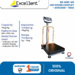 BS-MSF-XD LED DOUBLE DISPLAY - 400X500 - 30KG/75KG/150KG - Image 3