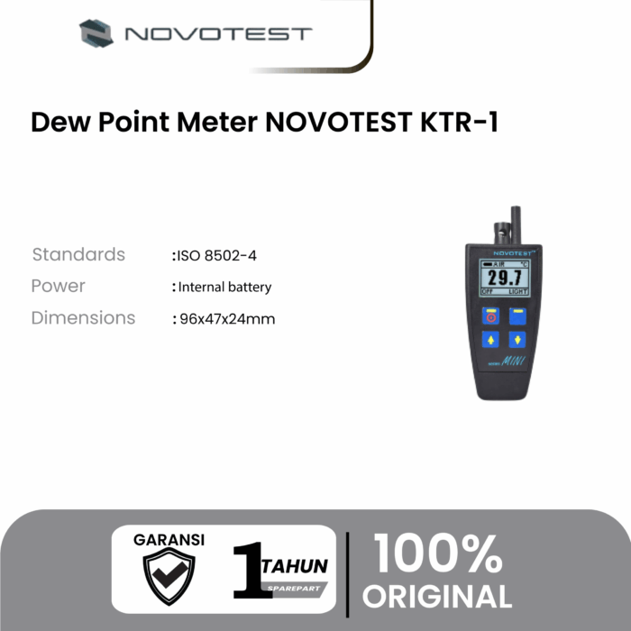 Alat Uji Titik Embun (Dew Point Meter) NOVOTEST KTR-1 - Image 2