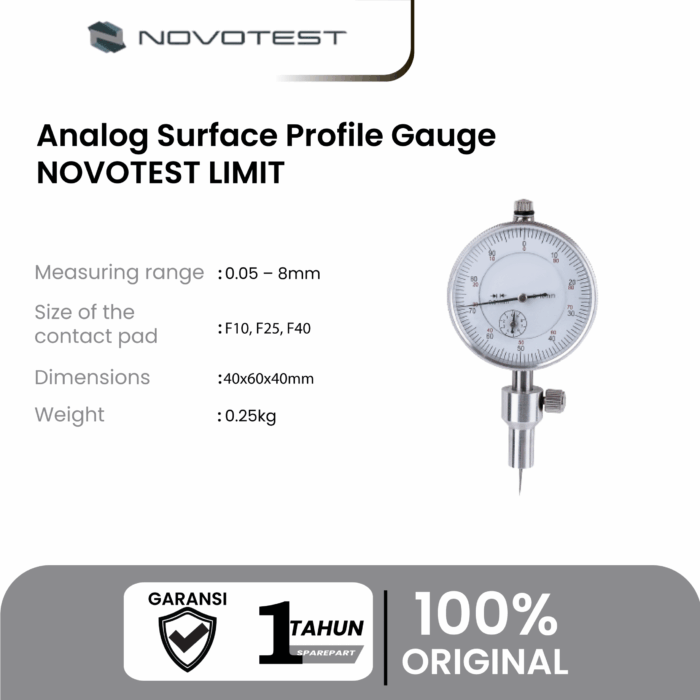 Alat Uji Ketebalan Cat Analog Surface Profile Gauge NOVOTEST LIMIT - Image 2