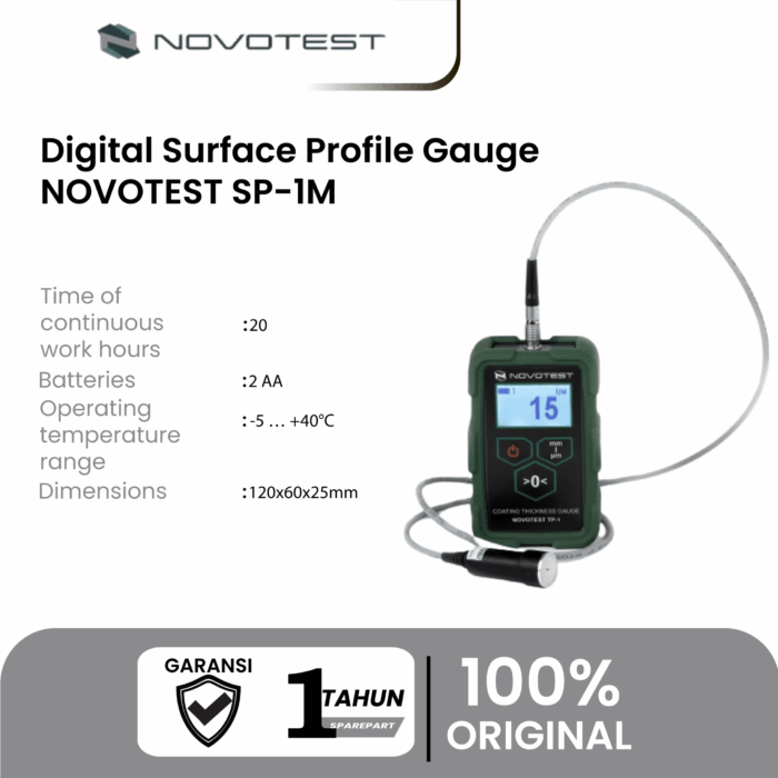Alat Uji Ketebalan Cat Digital Surface Profile Gauge NOVOTEST SP-1M - Image 2