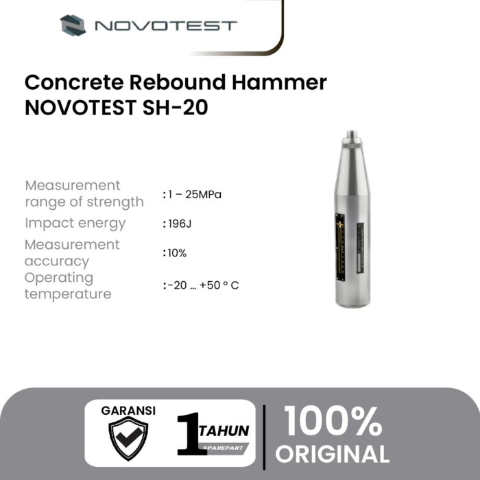 Alat Uji Beton Concrete Rebound Hammer NOVOTEST SH - Image 4