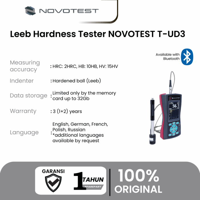 Alat Uji Kekerasan Leeb Hardness Tester NOVOTEST T-D3 - Image 2
