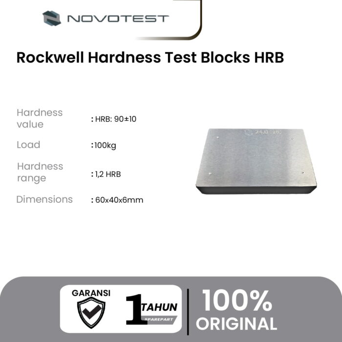 Alat Uji Kekerasan Rockwell Hardness Test Blocks HRA, HRB, HRC - Image 3