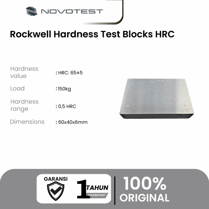 Alat Uji Kekerasan Rockwell Hardness Test Blocks HRA, HRB, HRC - Image 4