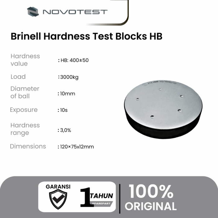 Alat Uji Kekerasan Brinell Hardness Test Blocks HB - Image 2