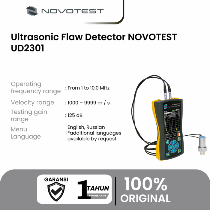 Alat Uji Ketebalan Ultrasonic Flaw Detector NOVOTEST UD2301 - Image 2