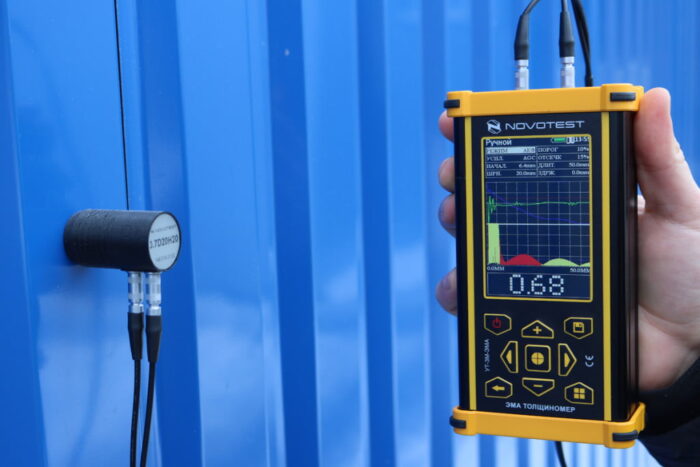 Alat Uji Ketebalan Material EMAT Thickness Gauge NOVOTEST UT-3M-EMA - Image 8