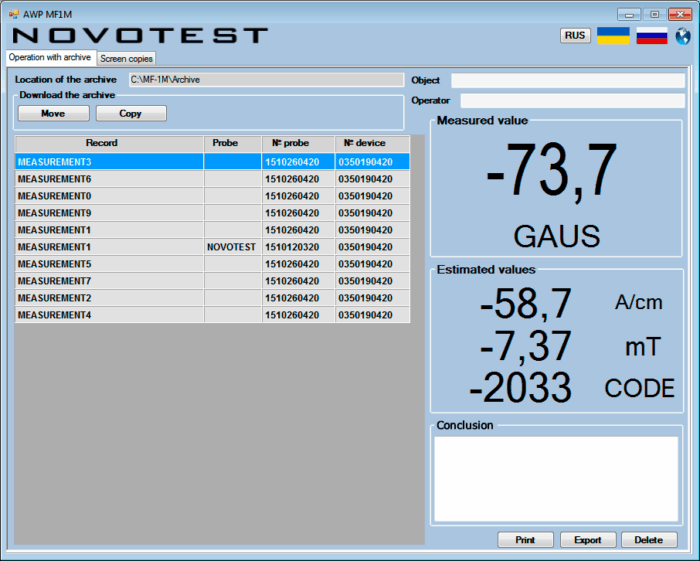 Alat Uji Logam Magnetometer NOVOTEST MF-1M - Image 5