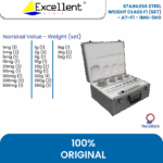 Batu Timbangan Stainless Steel Kelas F1 (Set) AT-F1 1mg – 10kg - Image 2