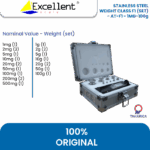 Batu Timbangan Stainless Steel F1 Set 1mg – 100g (AT-F1) - Image 2