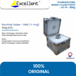 Batu Timbangan Stainless Steel F1 500g – Anak Timbangan Presisi untuk Kalibrasi - Image 2