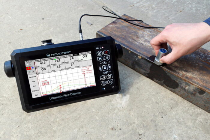 Alat Uji Ketebalan Material Ultrasonic Flaw Detector NOVOTEST UD3701 - Image 4