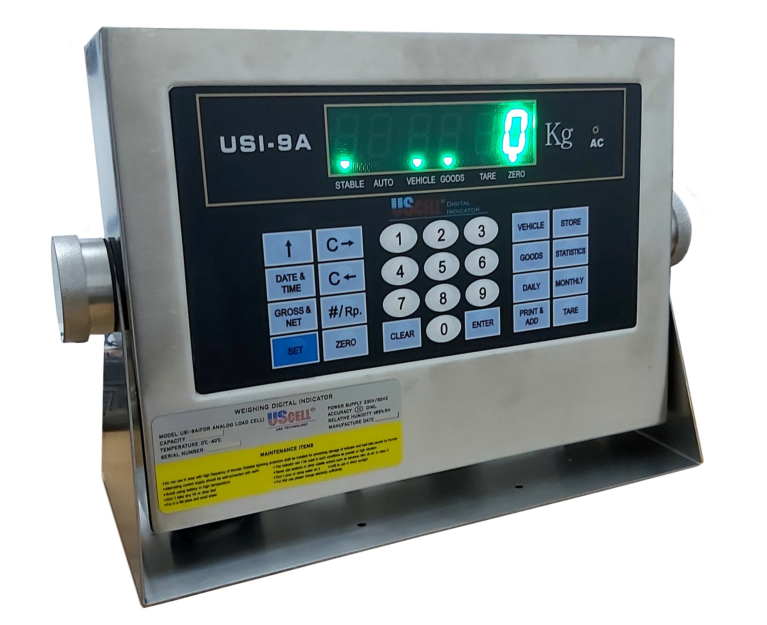 Digital Indikator Timbangan USI-9A – Indicator Timbangan Digital untuk Truck Scale