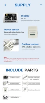 Stasiun Cuaca RK900-05 Wireless Home Weather Station - Image 9