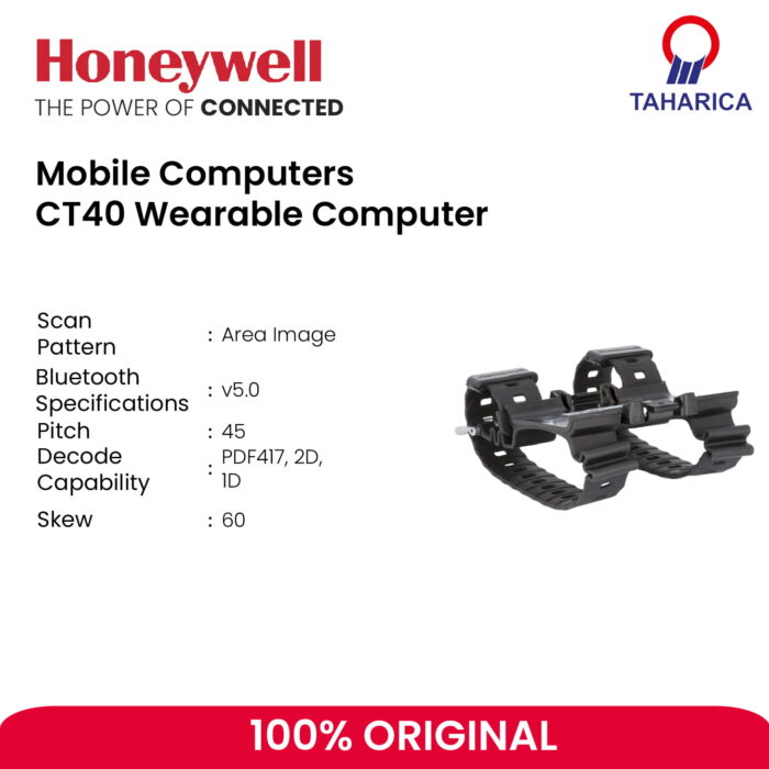 Alat Pemindai Barcode Wearable Handsfree untuk Gudang & Logistik - CT40 Wearable Computer - Image 2
