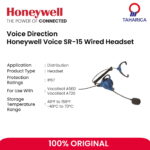 Perangkat Suara dan Headset Honeywell Voice SR-15 Wired Headset - Image 2