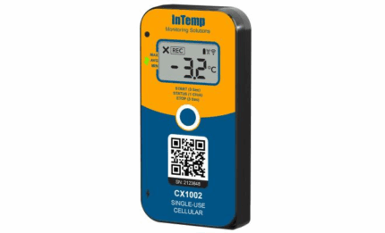 Temperature data logger InTemp CX1002 untuk logistik dan pengiriman