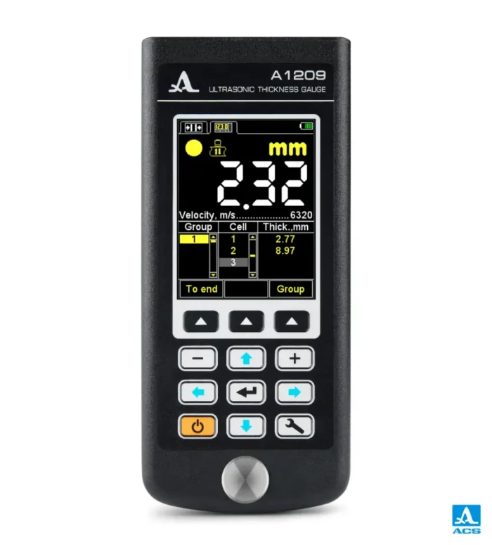 alat ukur ketebalan logam A1209 Ultrasonic Thickness Gauge