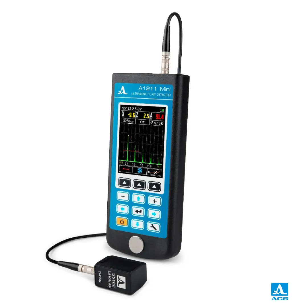 A1211 Mini Flaw Detector alat deteksi kerusakan logam