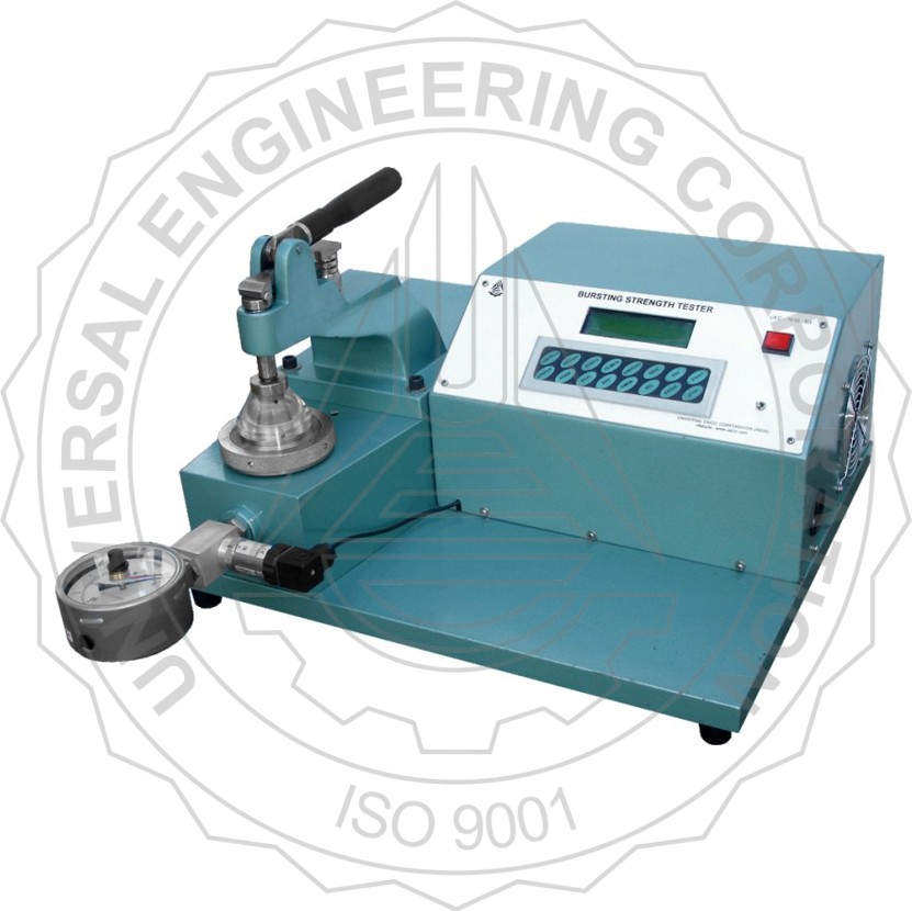 Alat Uji Instrument BURSTING STRENGTH TESTER FOR PAPER DIGITAL DISPLAY (LEVER ARM CLAMPING) UEC-1010 A2