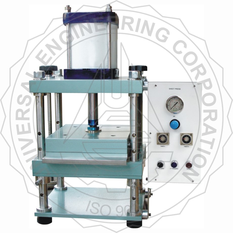 Alat Uji Instrument LAB SHEET PRESS WITH TIMER-SQUARE/RECTANGULAR (PNEUMATICALLY CONTROLLED) UEC-2007