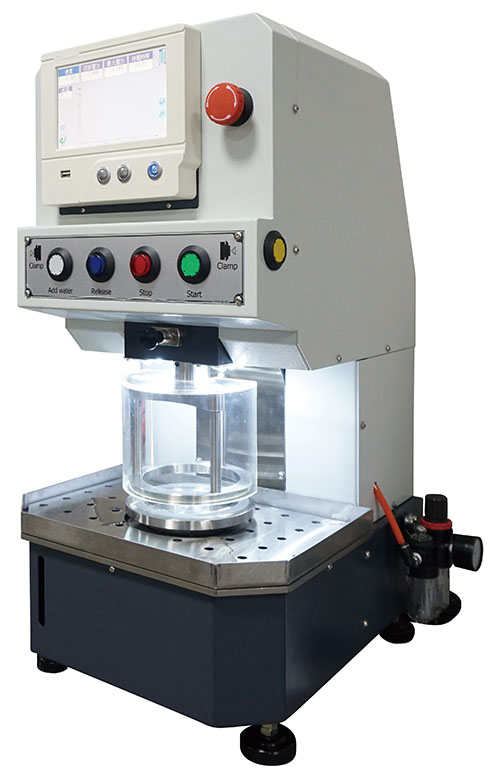 Penguji Kepala Hidrostatis Digital Product Serial : QC-317FDigital Hydrostatic Head Tester Confirm to AATCC127, JIS- L1092, ISO811 Standard